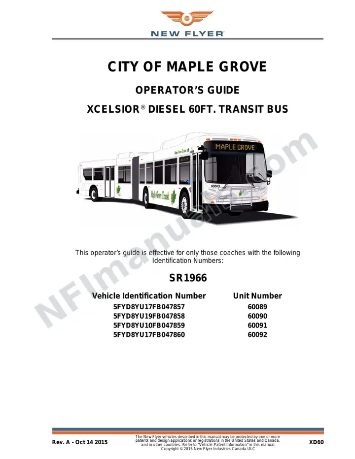 SR1966 Operator's Guide, City of Maple Grove first-page preview