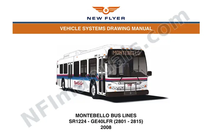 SR1224 Vehicle Systems Drawings, Montebello Bus Lines first-page preview