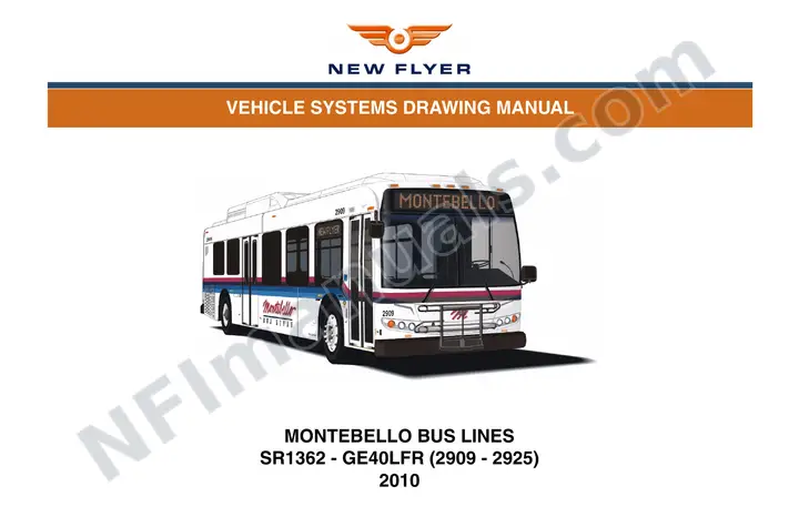 SR1362 Vehicle Systems Drawings, Montebello Bus Lines first-page preview