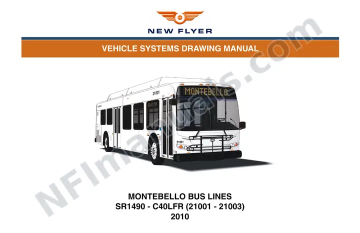 SR1490 Vehicle Systems Drawings, Montebello Bus Lines first-page preview