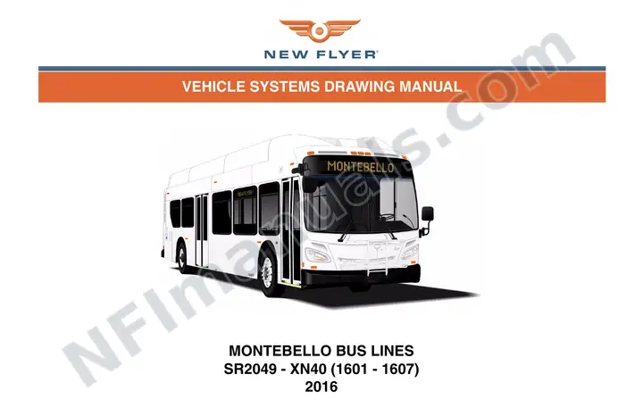 SR2049 Vehicle Systems Drawings, Montebello Bus Lines first-page preview