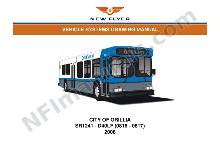 SR1241 Vehicle Systems Drawings, City of Orillia first-page preview