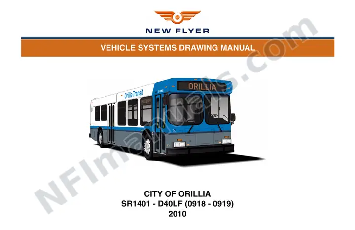 SR1401 Vehicle Systems Drawings, City of Orillia first-page preview