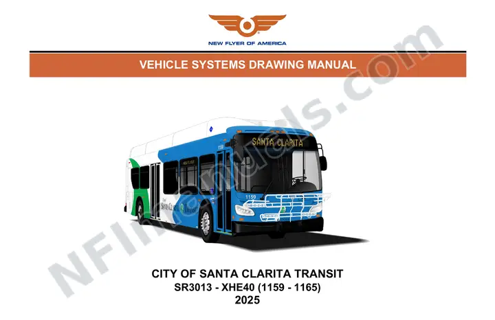 SR3013 Vehicle Systems Drawings, City of Santa Clarita Transit first-page preview