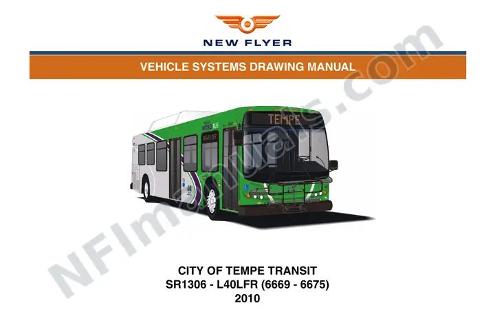SR1306 Vehicle Systems Drawings, City of Tempe Transit first-page preview