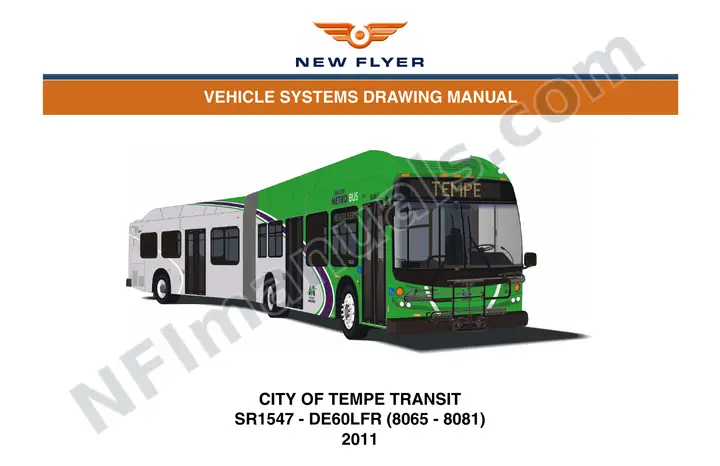 SR1547 Vehicle Systems Drawings, City of Tempe Transit first-page preview