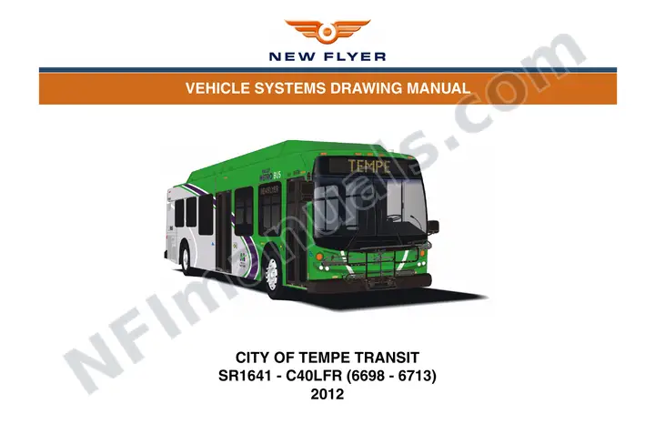 SR1641 Vehicle Systems Drawings, City of Tempe Transit first-page preview