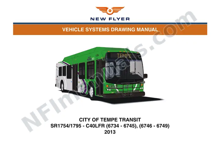 SR1754/1795 Vehicle Systems Drawings, City of Tempe Transit first-page preview