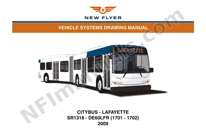 SR1318 Vehicle Systems Drawings, CityBus - Lafayette first-page preview