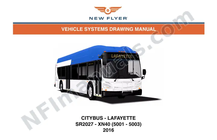SR2027 Vehicle Systems Drawings, CityBus - Lafayette first-page preview