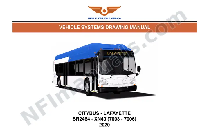 SR2464 Vehicle Systems Drawings, CityBus - Lafayette first-page preview