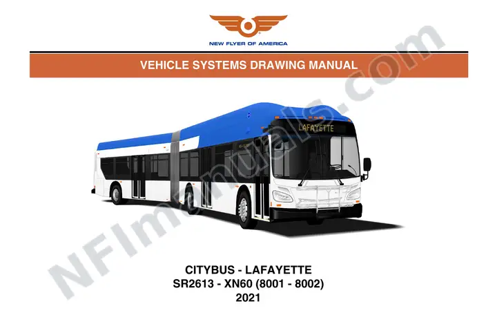 SR2613 Vehicle Systems Drawings, CityBus - Lafayette first-page preview