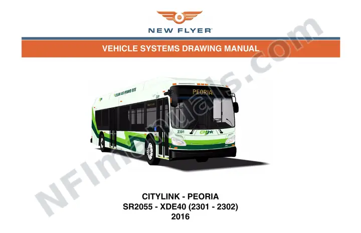 SR2055 Vehicle Systems Drawings, CityLink - Peoria first-page preview