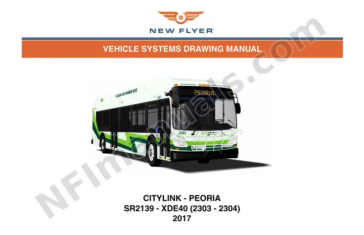SR2139 Vehicle Systems Drawings, CityLink - Peoria first-page preview