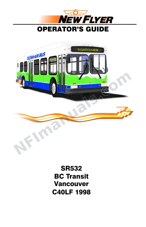 SR532 Operator's Guide, Coast Mountain Bus Company first-page preview