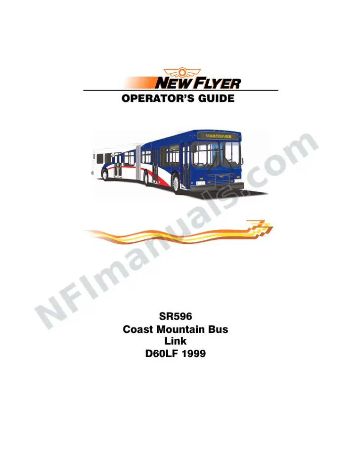 SR596 (SR628) Operator's Guide, Coast Mountain Bus Company first-page preview
