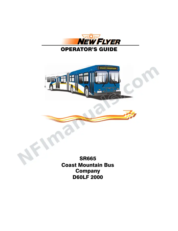 SR665 Operator's Guide, Coast Mountain Bus Company first-page preview