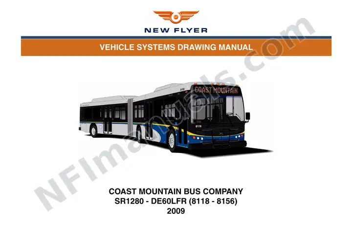 SR1280 Vehicle Systems Drawings, Coast Mountain Bus Company first-page preview