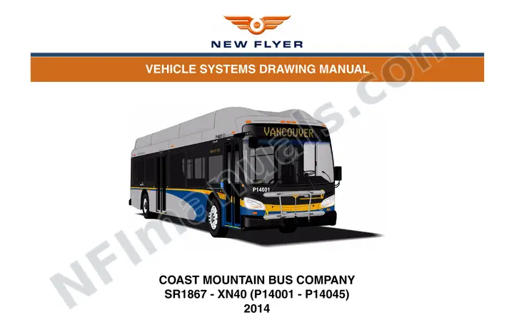 SR1867 Vehicle Systems Drawings, Coast Mountain Bus Company first-page preview