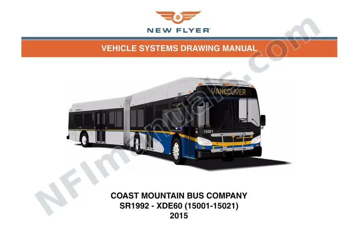 SR1992Vehicle Systems Drawings, Coast Mountain Bus Company first-page preview