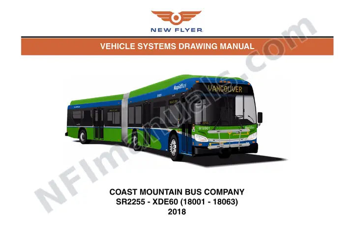 SR2255 Vehicle Systems Drawings, Coast Mountain Bus Company first-page preview
