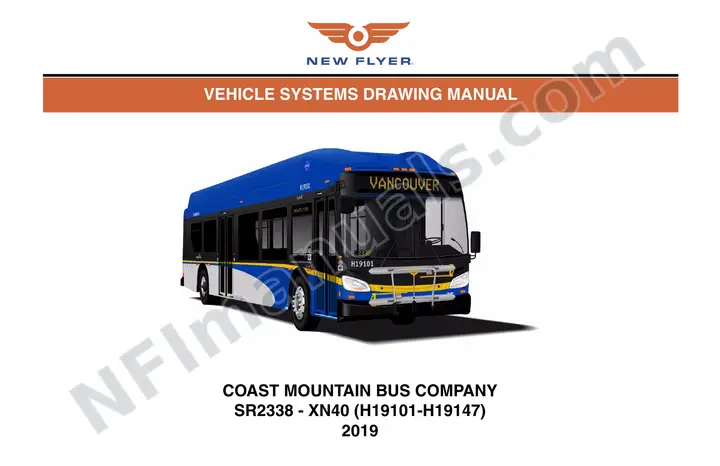 SR2338 Vehicle Systems Drawings, Coast Mountain Bus Company first-page preview