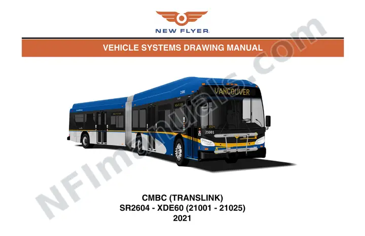 SR2604 Vehicle Systems Drawings, CMBC (Translink) first-page preview