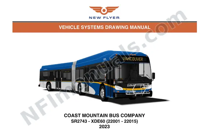 SR2743 Vehicle Systems Drawings, Coast Mountain Bus Company first-page preview