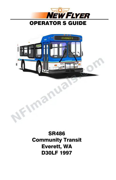SR486 Operator's Guide, Community Transit (Everett) first-page preview