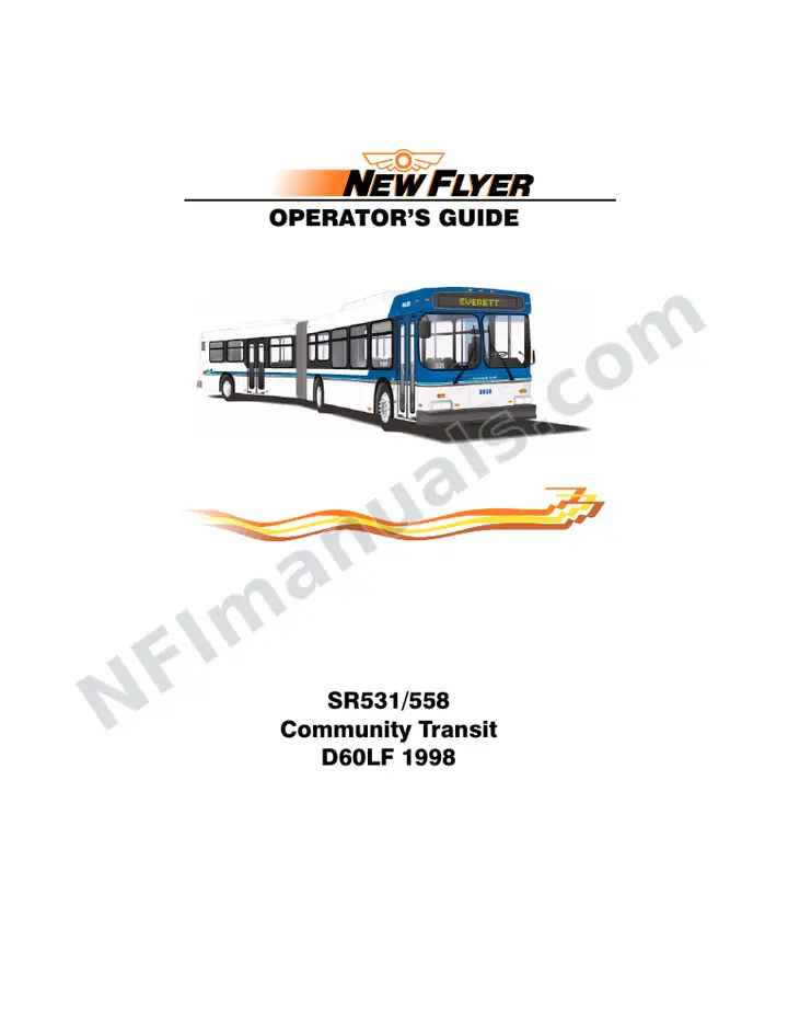 SR531/558 Operator's Guide, Community Transit (Everett) first-page preview