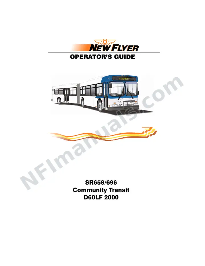 SR658/696 Operator's Guide, Community Transit (Everett) first-page preview