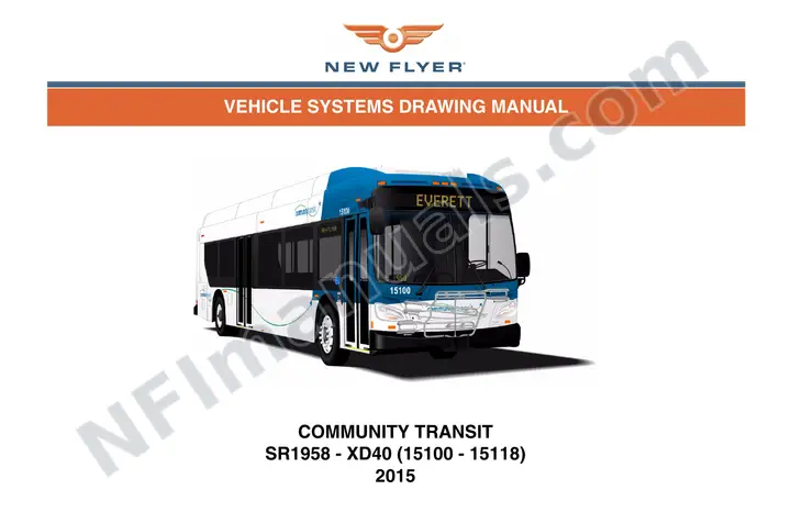 SR1958 Vehicle Systems Drawings, Community Transit first-page preview
