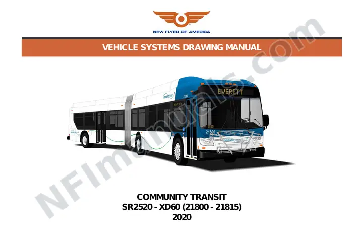 SR2520 Vehicle Systems Drawings, Community Transit first-page preview