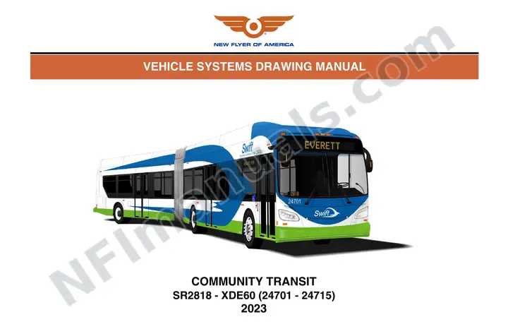 SR2818 Vehicle Systems Drawings, Community Transit first-page preview