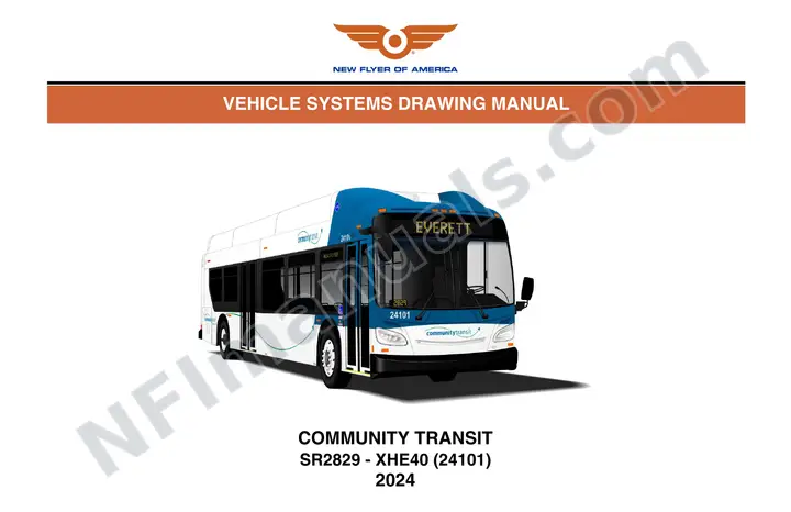SR2829 Vehicle Systems Drawings, Community Transit first-page preview