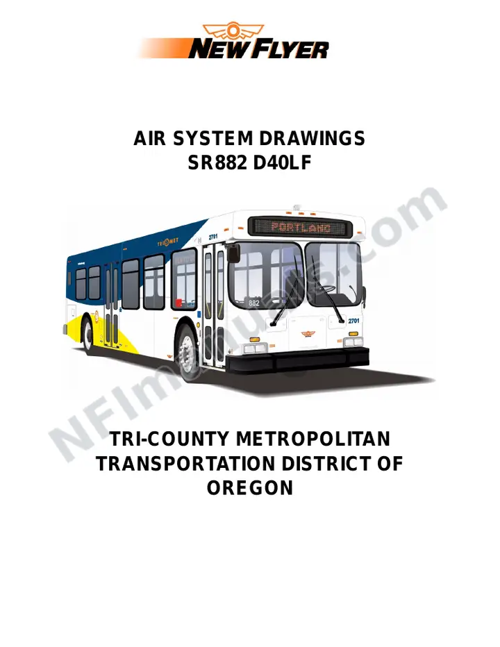 SR882 Air System Drawings, Tri-Met Portland first-page preview