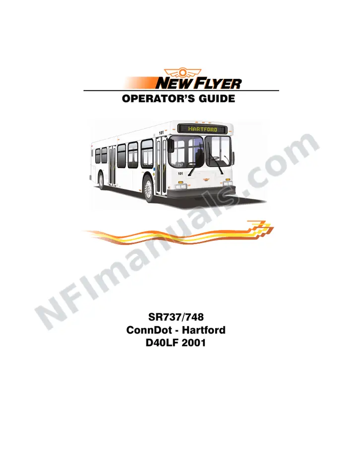 New Flyer D40LF Manual Package - ConnDOT - Hartford included manual preview
