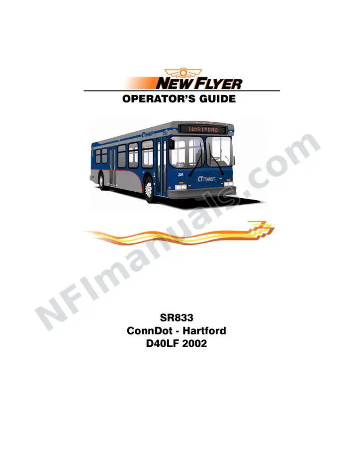 SR833 Operator's Guide, ConnDot - Hartford first-page preview