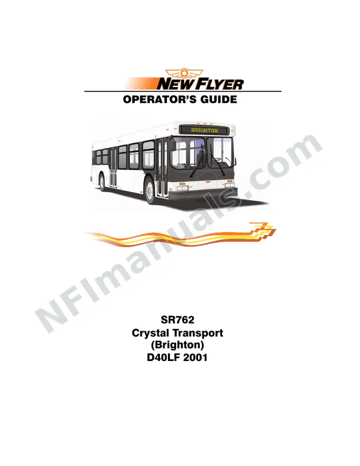 SR762 Operator's Guide, Crystal Transport (Brighton) first-page preview