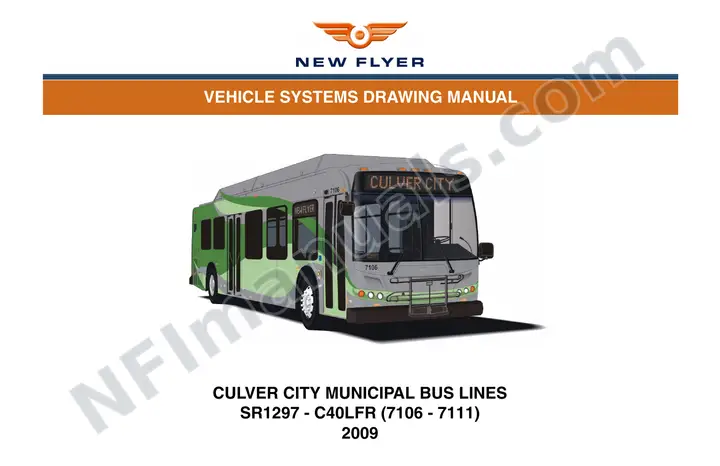SR1297 Vehicle Systems Drawings, Culver City Municipal Bus Lines first-page preview