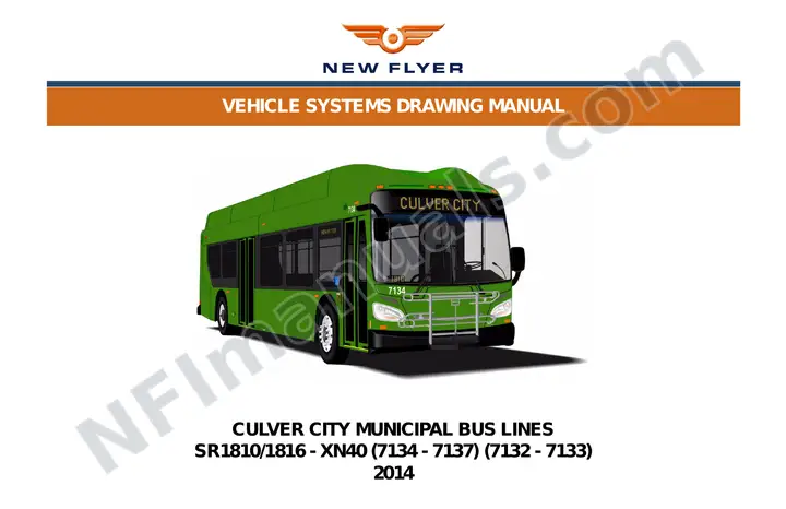 SR1810/1816 Vehicle Systems Drawings, Culver City Municipal Bus Lines first-page preview