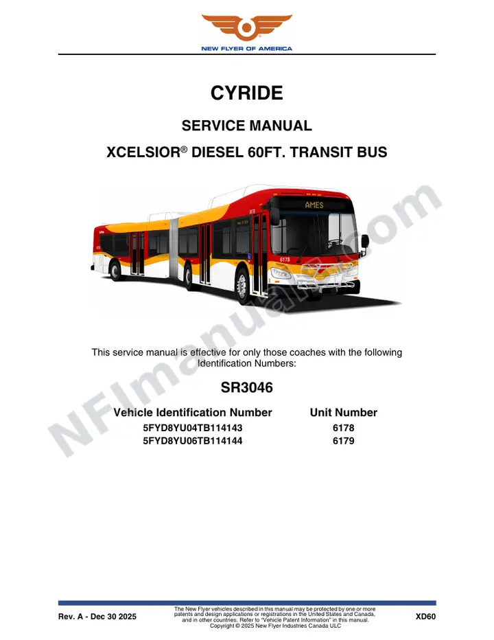 SR3046 Service Manual, CyRide first-page preview