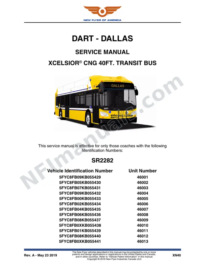 SR2282 Service Manual, DART - Dallas first-page preview