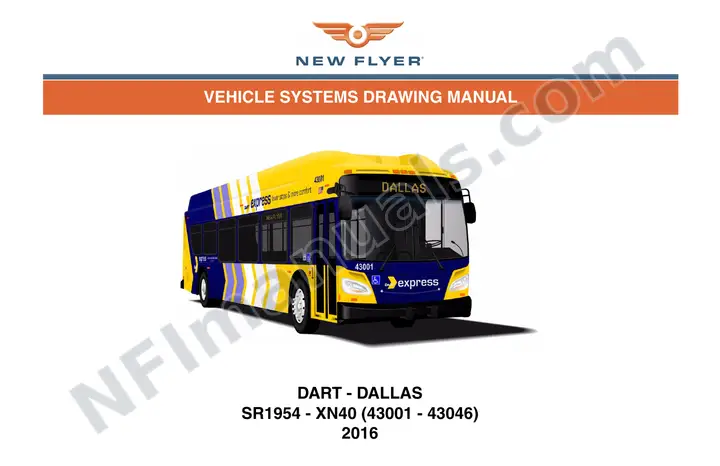 SR1954 Vehicle Systems Drawings, DART - Dallas first-page preview