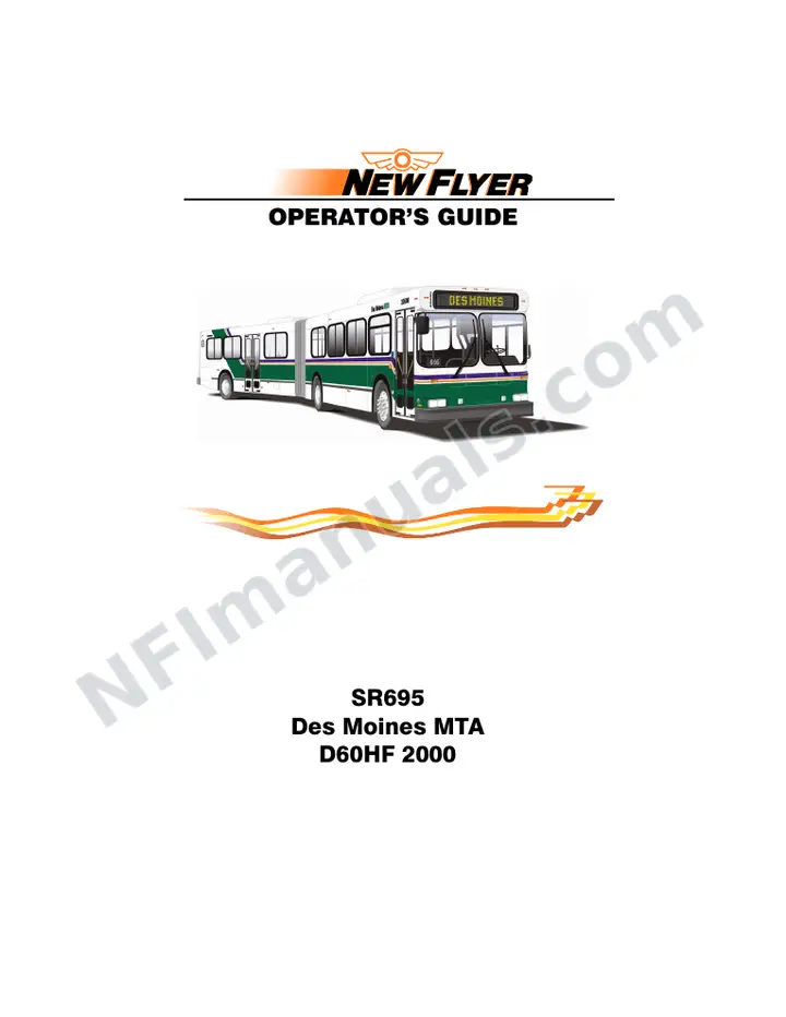 SR695 Operator's Guide, Des Moines first-page preview
