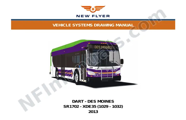 SR1702 Vehicle Systems Drawings, DART - Des Moines first-page preview