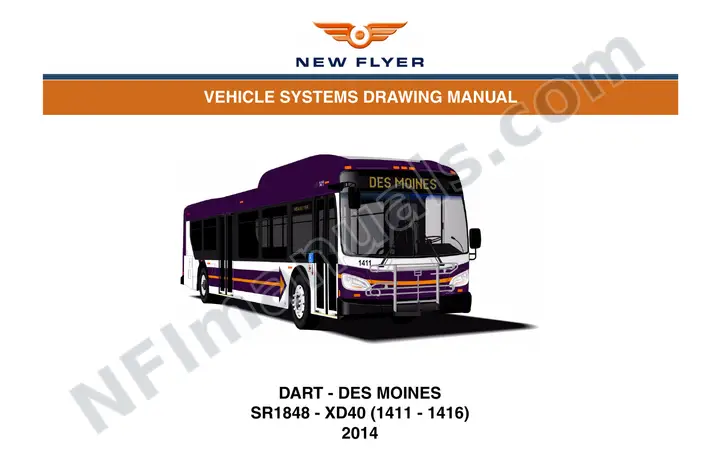 SR1848 Vehicle Systems Drawings, DART - Des Moines first-page preview