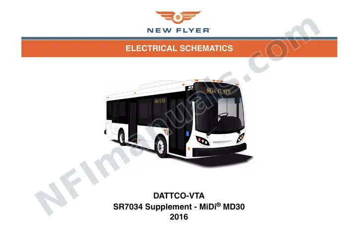 SR7034 MD30 Electrical Schematics Supplement, DATTCO - VTA first-page preview