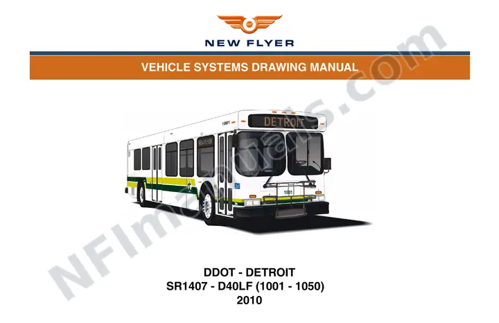 SR1407 Vehicle Systems Drawings, DDOT - Detroit first-page preview