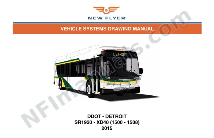SR1920 Vehicle Systems Drawings, DDOT - Detroit first-page preview